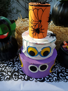 Monster mummy 3 tier confection keepsake box